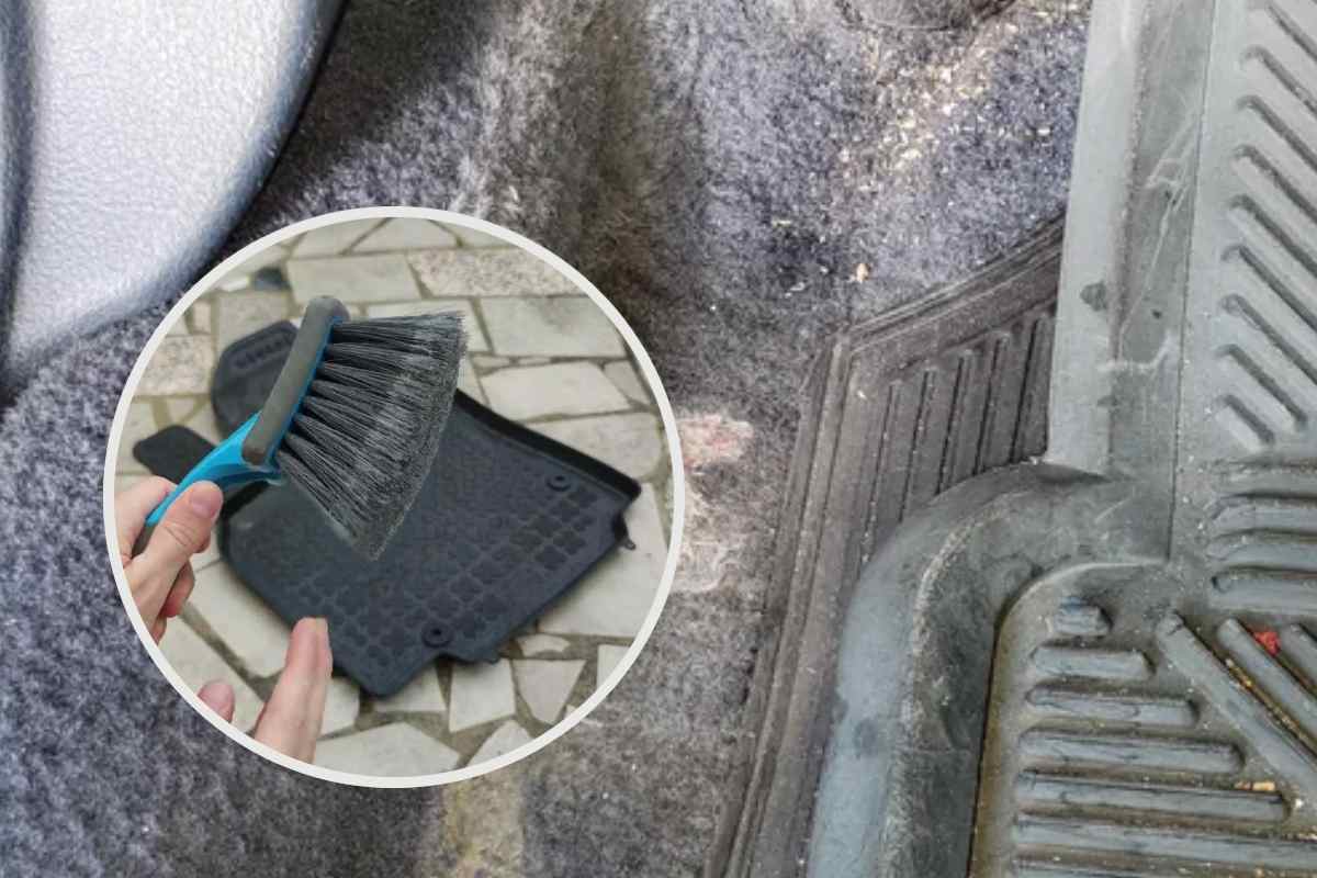 Come pulire a fondo i tappetini sporchi dell'auto
